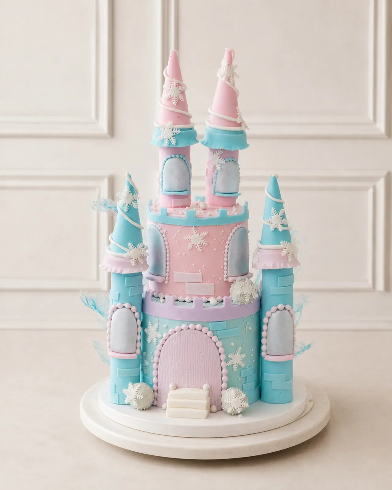 Princess castle cake