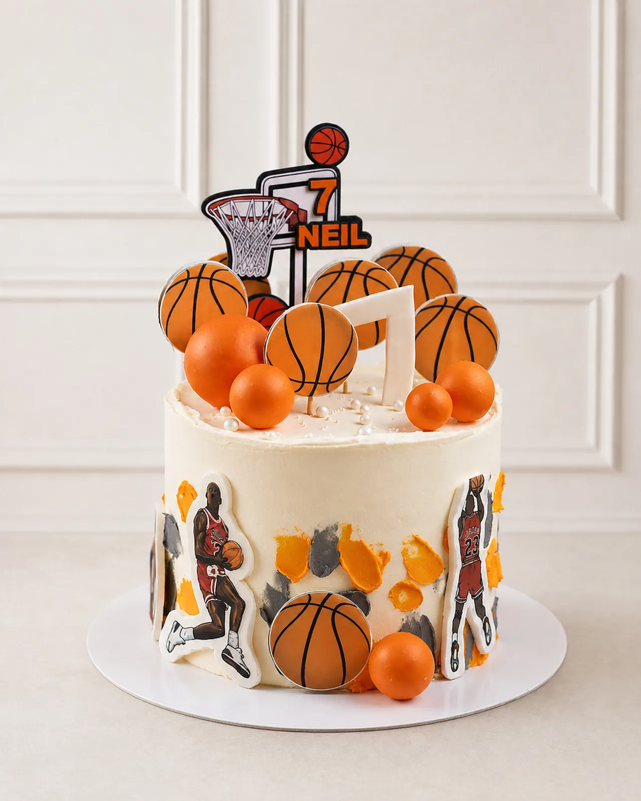 Basketball birthday cake